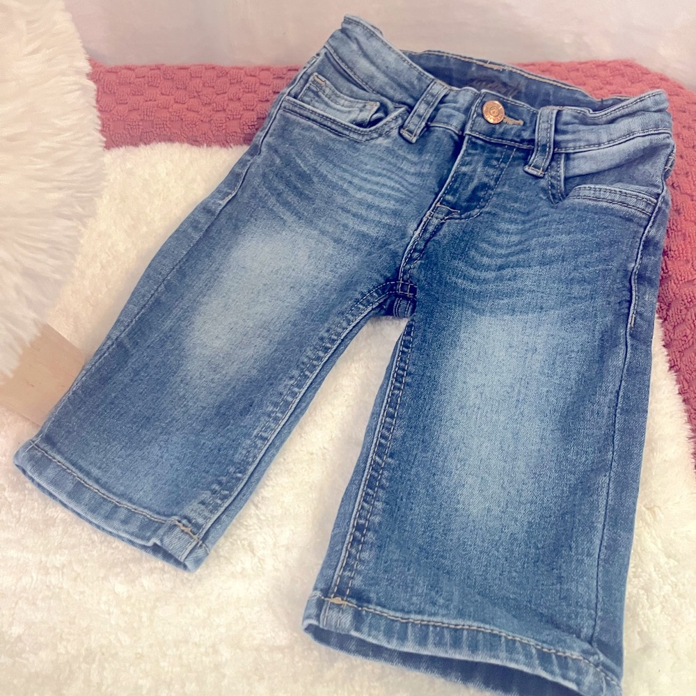 Studio V Girls Size 4 Blue Jean Bermuda Shorts